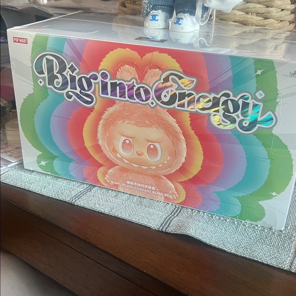 Pop Mart Labubu Big Into Energy Vinyl Plush Pendant Full Whole Set 6 Blind Box - Picture 3 of 7